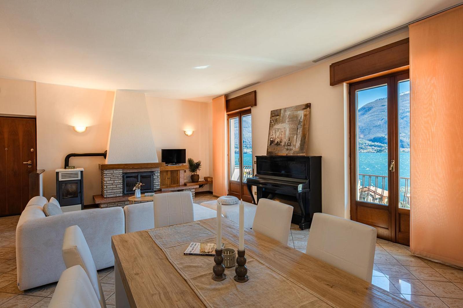 Appartamento Bellavista - Lake Como View - Near The Beach Cremia Zewnętrze zdjęcie